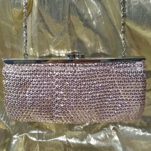 Vintage Evening Clutch Pink purse